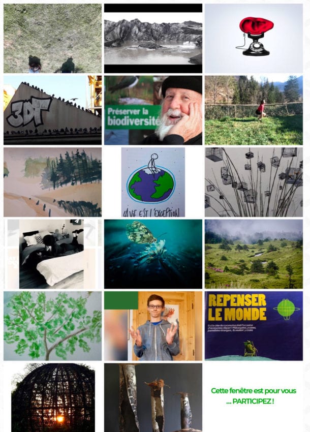 Mosaïque pour Edition 2020 du Festival Chemin Faisant - le voyage immobile